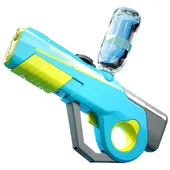 Водний акумуляторний автомат Water Gun 8002C (600ml) with lithium battery Blue / Yellow
