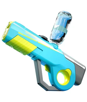 Водный аккумуляторный автомат Water Gun 8002C (600ml) with lithium battery Blue / Yellow Водный аккумуляторный автомат Water Gun 8002C (600ml) with lithium battery Blue / Yellow