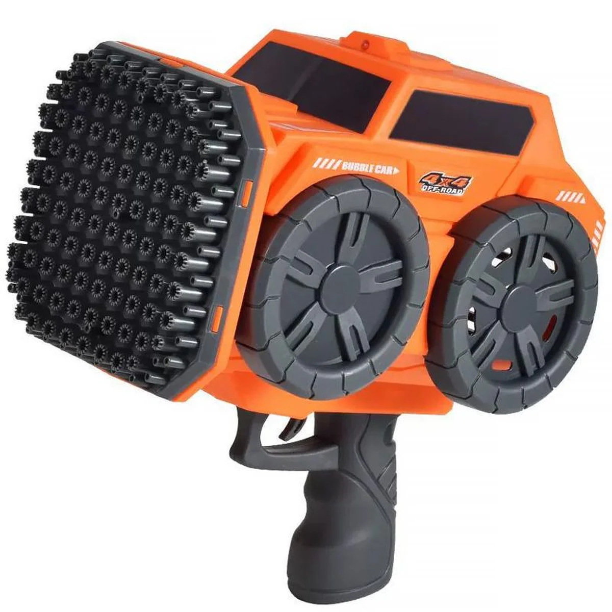 Пистолет с мыльными пузырями SHT KB1294 Car на 139 отверстий + 2xbottle 60ml Orange