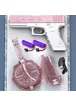 Водяний акумуляторний пістолет Glock Water Gun (250ml) with lithium battery Pink