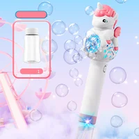 Пістолет із мильними бульбашками H055 Little Unicorn + bottle 50ml Pink