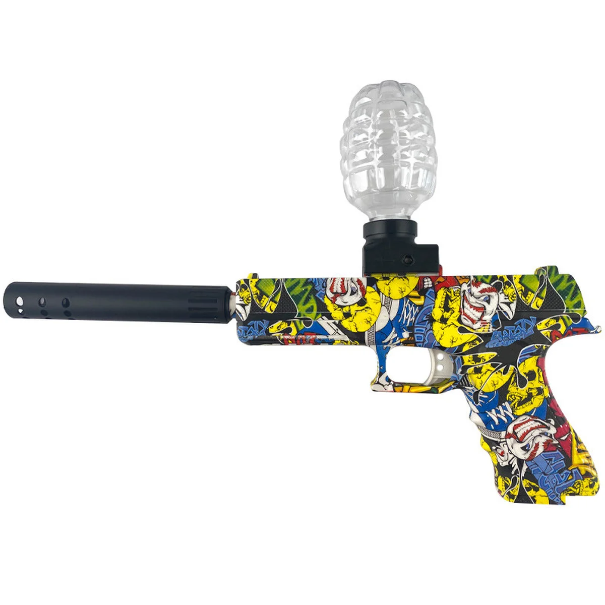 Пистолет на гидрогелевых шариках (орбизах) Glokk Colorful