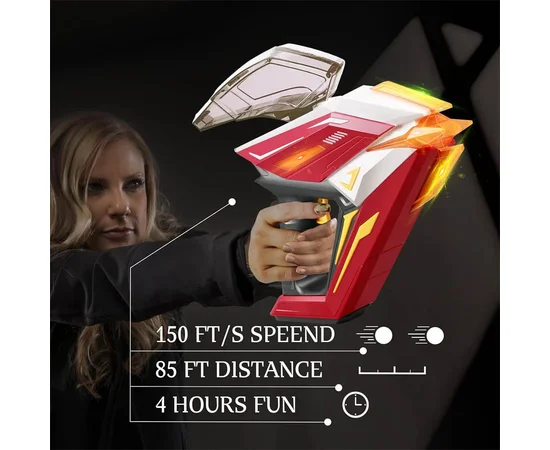 Пистолет на гидрогелевых шариках (орбизах) Gel Energy Space 001 Red