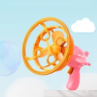 Пистолет для мыльных пузырей H035 Bubble Gun с пропеллером 2in1 + bottle 250ml Pink