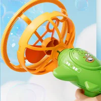 Пистолет для мыльных пузырей H035 Bubble Gun с пропеллером 2in1 + bottle 250ml Green