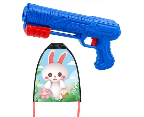 Дитячий пістолет-повітряний змій 592 Rabbit / Blue