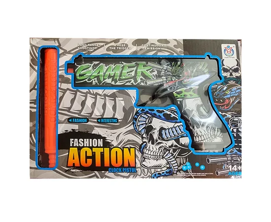 Пистолет на гидрогелевых шариках (орбизах) Gel Energy Laser Game Green