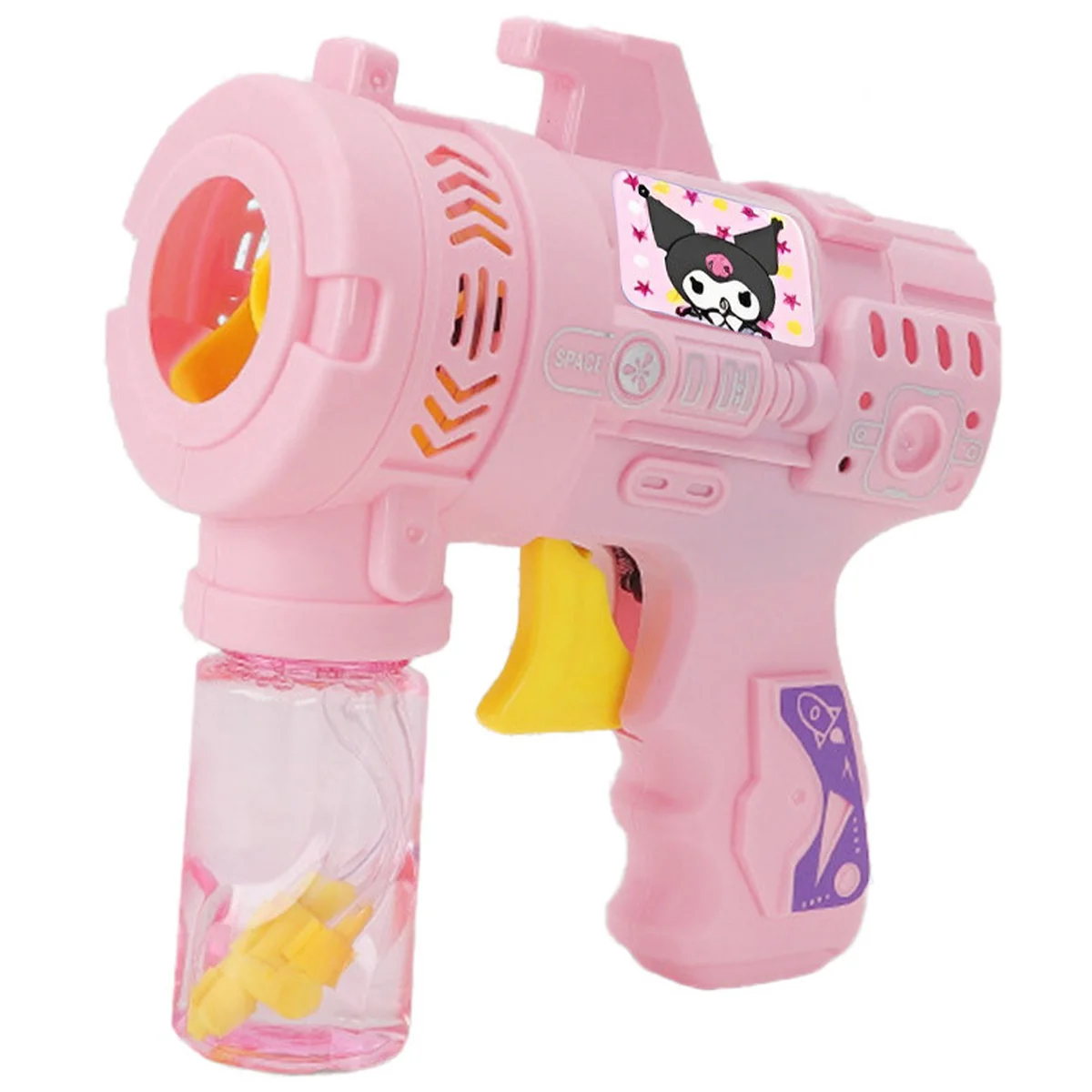 Пистолет с мыльными пузырями Heroes Bubble Gun+ bottle 50ml Mad