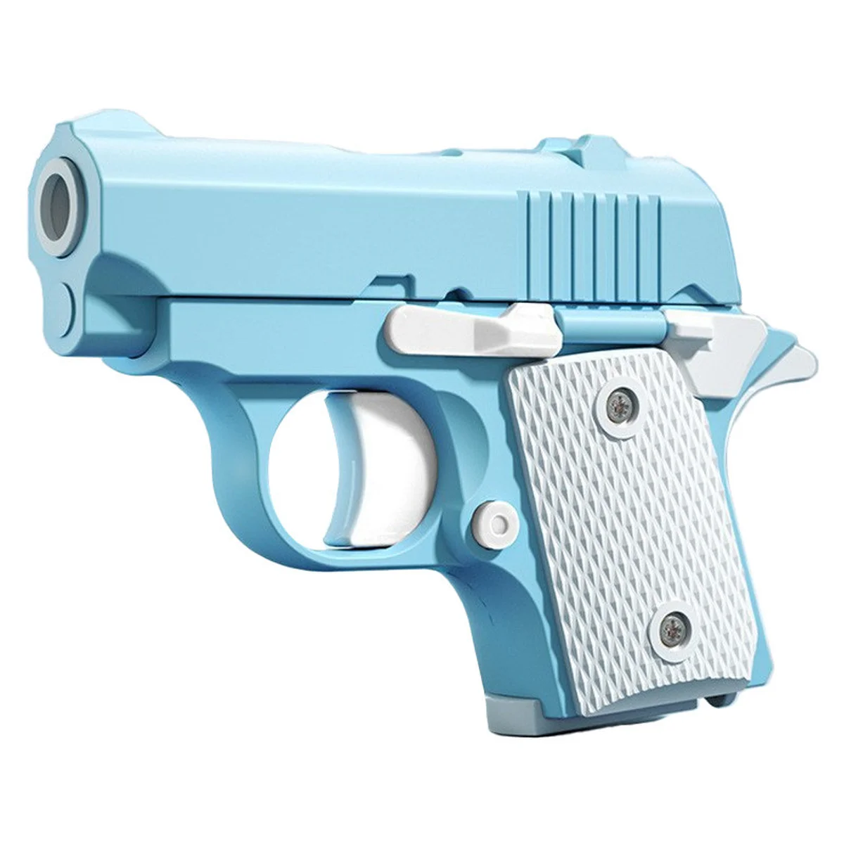 Дитячий іграшковий пістолет-антистрес Blue / White