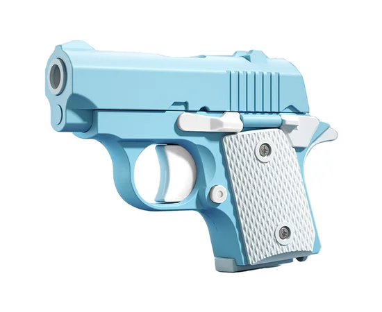 Детский игрушечный пистолет-антистресс Blue / White