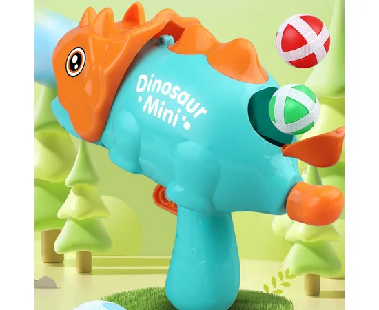 Интерактивная игра Dinosaur Athletics Gun на липучках + мишень Green