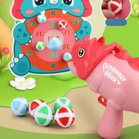 Интерактивная игра Dinosaur Athletics Gun на липучках + мишень Red