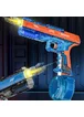 Водяний акумуляторний пістолет Water Gun 66-35 (500ml) with lithium battery Blue / Orange