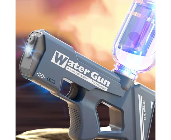 Водний пістолет Water Gun 8001 (200ml) (3xAA не входять до комплекту) Dark Blue