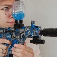 Автомат на гідрогелевих кульках (орбізах) Gel Energy Graffiti Blue