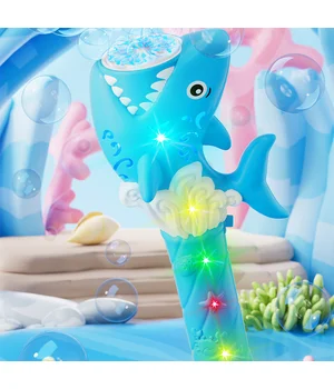 Пистолет с мыльными пузырями H038 Shark + bottle 50ml Light Blue Пистолет с мыльными пузырями H038 Shark + bottle 50ml Light Blue