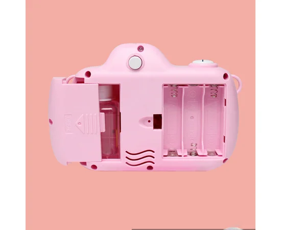 Фотокамера-генератор мыльных пузырей 1001 Kitty Children's camera Pink