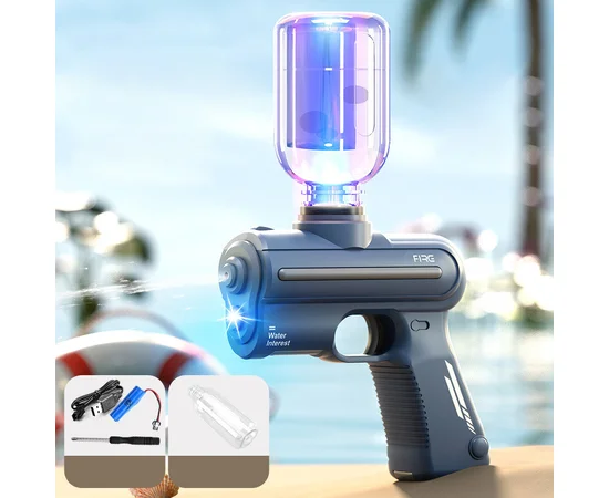 Водный аккумуляторный пистолет Water Gun 9007B (200ml) with lithium battery Blue