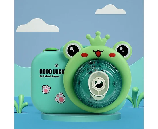 Фотокамера-генератор мильних бульбашок 9996 Children's camera Frog