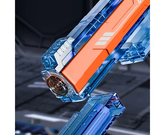 Водяний акумуляторний пістолет Water Gun 66-35 (500ml) with lithium battery Blue / Orange