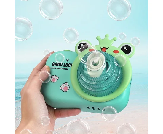 Фотокамера-генератор мильних бульбашок 9996 Children's camera Frog