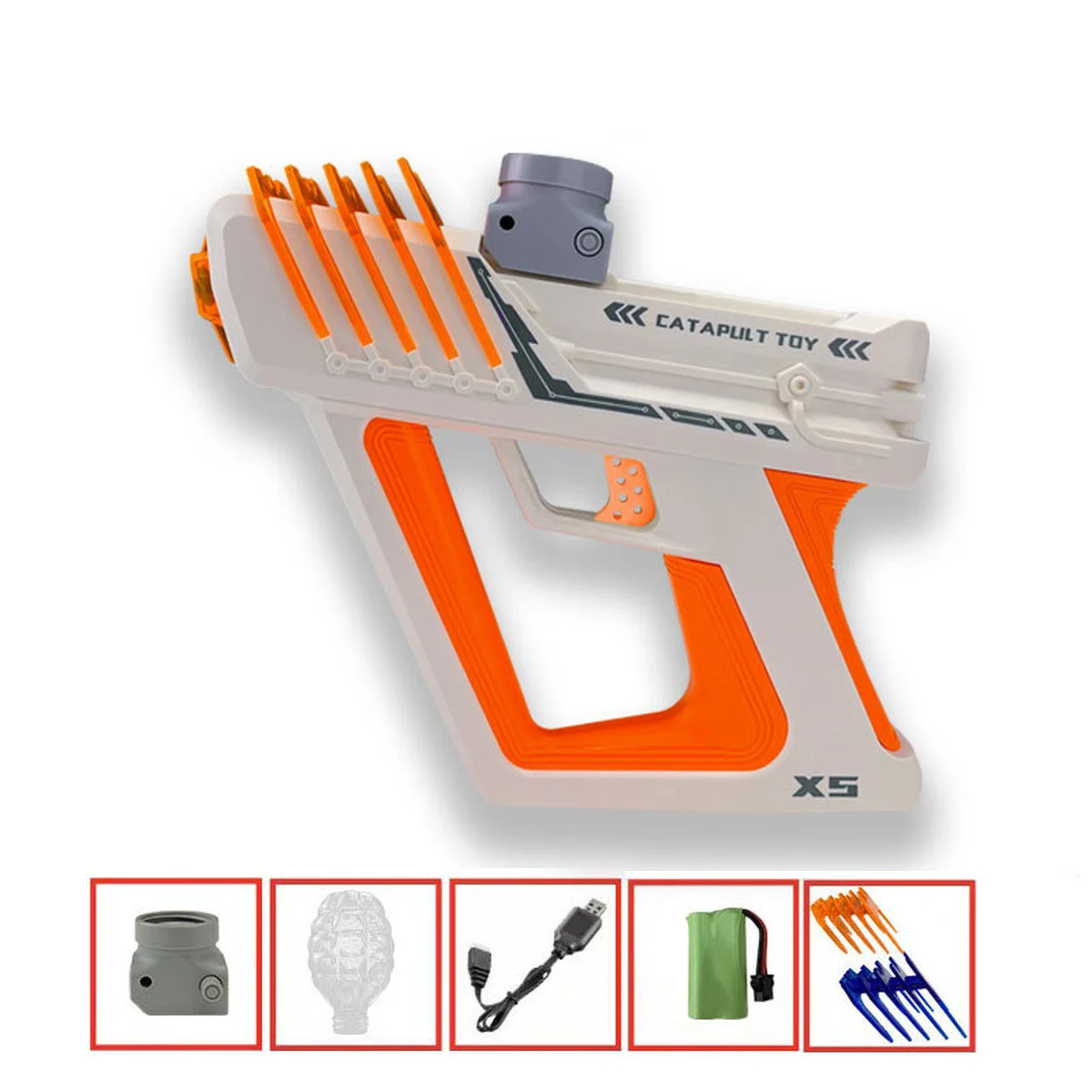 Пистолет на гидрогелевых шариках (орбизах) Gel Energy XS-873 Orange