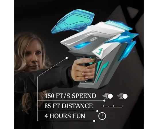 Пистолет на гидрогелевых шариках (орбизах) Gel Energy Space 001 Grey