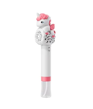 Пистолет с мыльными пузырями H055 Little Unicorn + bottle 50ml Pink