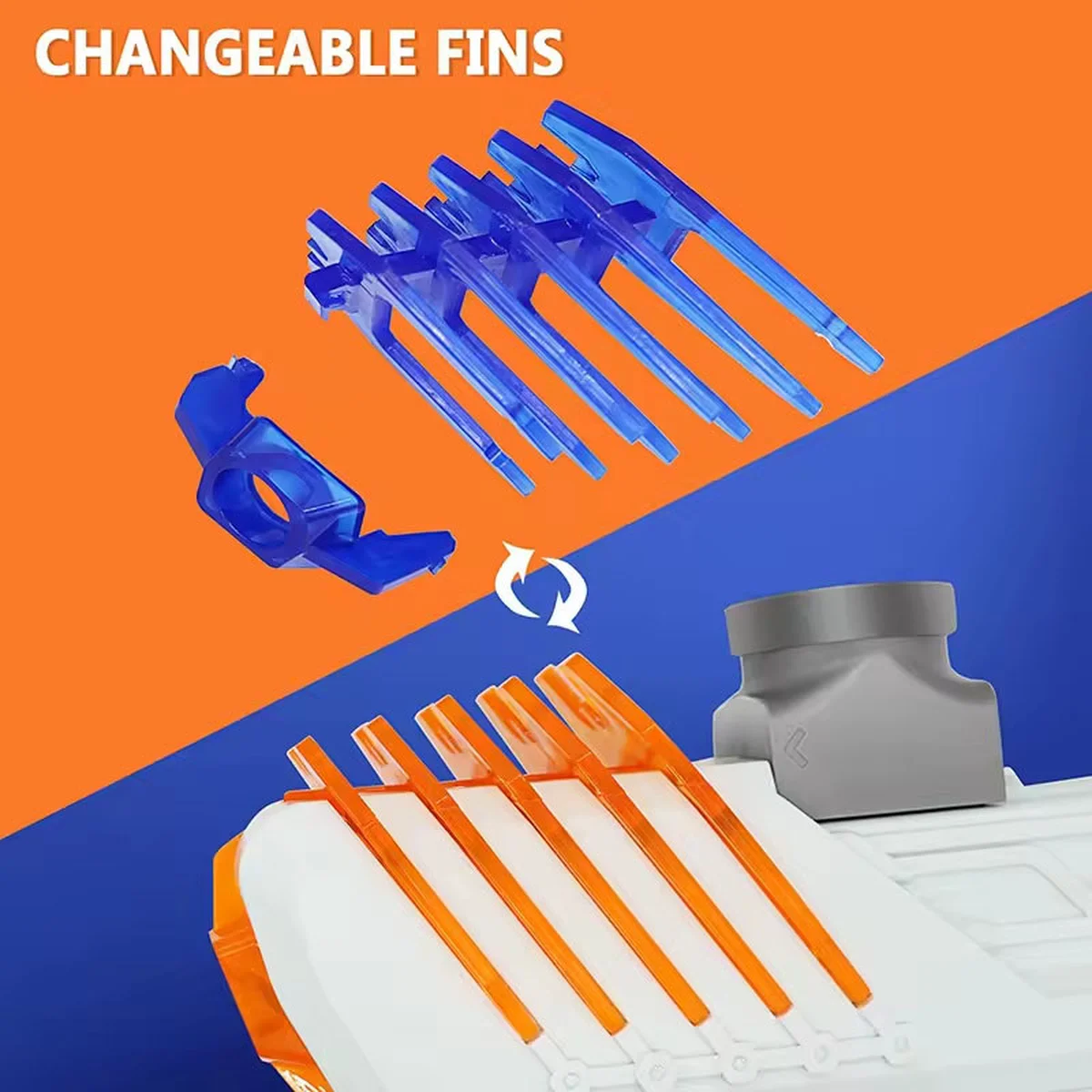 Пистолет на гидрогелевых шариках (орбизах) Gel Energy XS-873 Grey