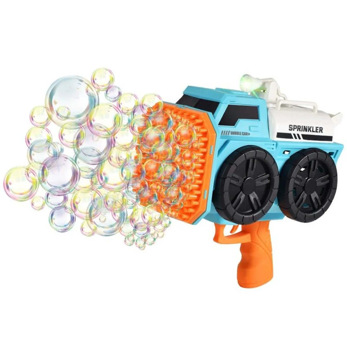 Пистолет с мыльными пузырями SHT KB1295 Truck на 139 отверстий + 2xbottle 60ml Blue