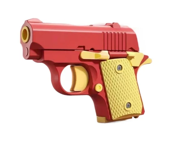 Детский игрушечный пистолет-антистресс Red / Yellow