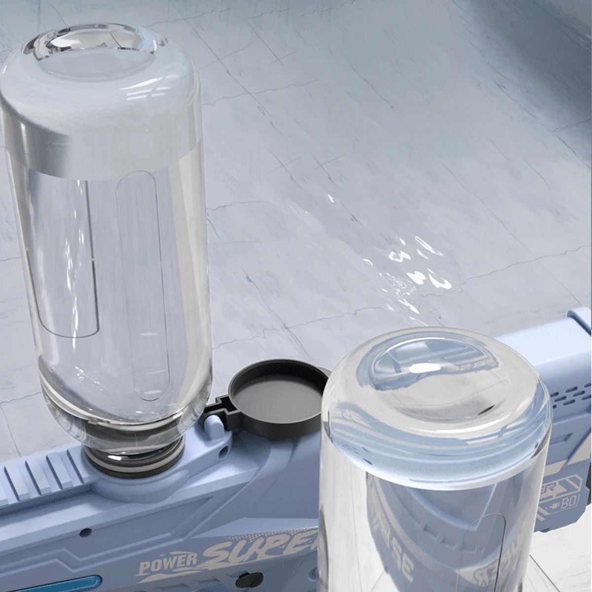 Водный аккумуляторный автомат Space Model Water Gun 9002A (750ml) with lithium battery Light Blue