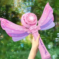 Пистолет с мыльными пузырями SHT 8603 Snow Princess + bottle 130ml Pink