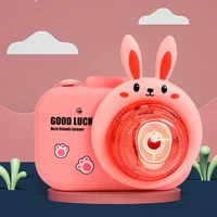 Фотокамера-генератор мыльных пузырей 9996 Children's camera Rabbit / Pink