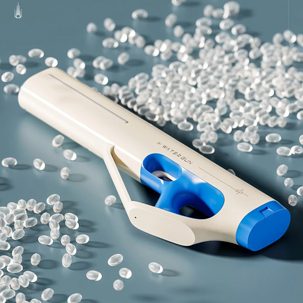 Водный аккумуляторный автомат Water Gun 185-66 (400ml) with lithium battery White / Blue