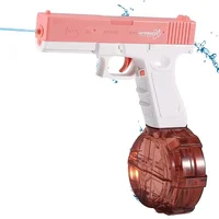 Водный аккумуляторный пистолет Glock Water Gun (250ml) with lithium battery Pink