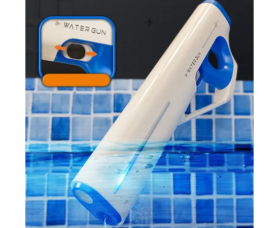 Водний акумуляторний автомат Water Gun 185-66 (400ml) with lithium battery White / Blue