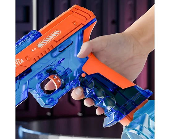 Водяний акумуляторний пістолет Water Gun 66-35 (500ml) with lithium battery Blue / Orange