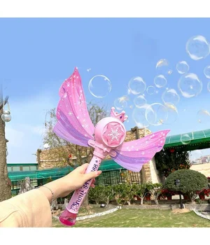 Пістолет із мильними бульбашками SHT 8603 Snow Princess + bottle 130ml Pink