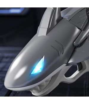 Водный аккумуляторный пистолет Shark Water Gun 185-68 (300ml) with lithium battery Grey