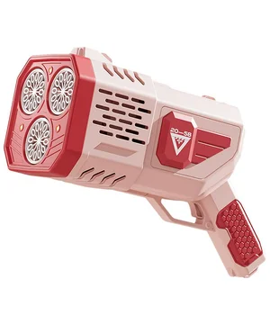 Пістолет з мильними бульбашками SHT 333-16 на 36 отворів + 2xbottle 150ml Pink