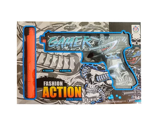 Пистолет на гидрогелевых шариках (орбизах) Gel Energy Laser Game Blue