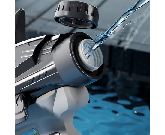 Водный аккумуляторный пистолет Shark Water Gun 185-68 (300ml) with lithium battery Grey