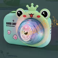Фотокамера-генератор мыльных пузырей 9996 Children's camera Frog / Green