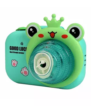 Фотокамера-генератор мильних бульбашок 9996 Children's camera Frog
