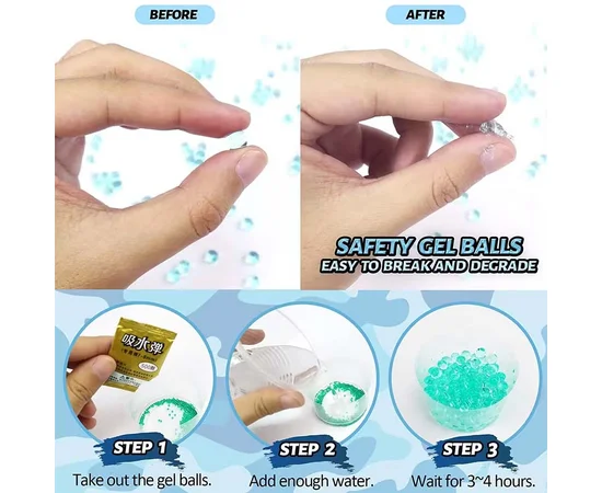 Пістолет на гідрогелевих кульках (орбізах) Gel Energy XS-873 Grey