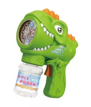 Пистолет с мыльными пузырями H007 Dinosaur + bottle 50ml Green Пистолет с мыльными пузырями H007 Dinosaur + bottle 50ml Green