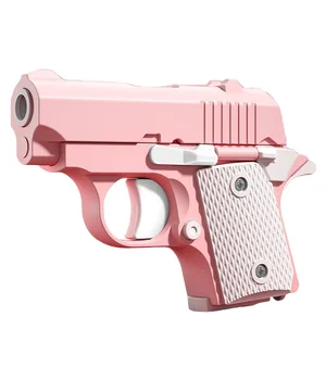Детский игрушечный пистолет-антистресс Pink / White