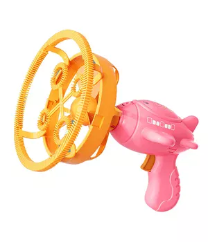 Пістолет для мильних бульбашок H035 Bubble Gun з пропелером 2in1 + bottle 250ml Pink