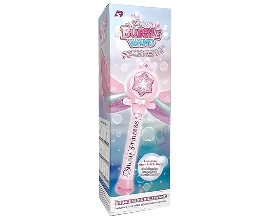Пистолет с мыльными пузырями SHT 8603 Snow Princess + bottle 130ml Pink